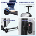 Vexon Scooter Suitcase with LED Light Wheels