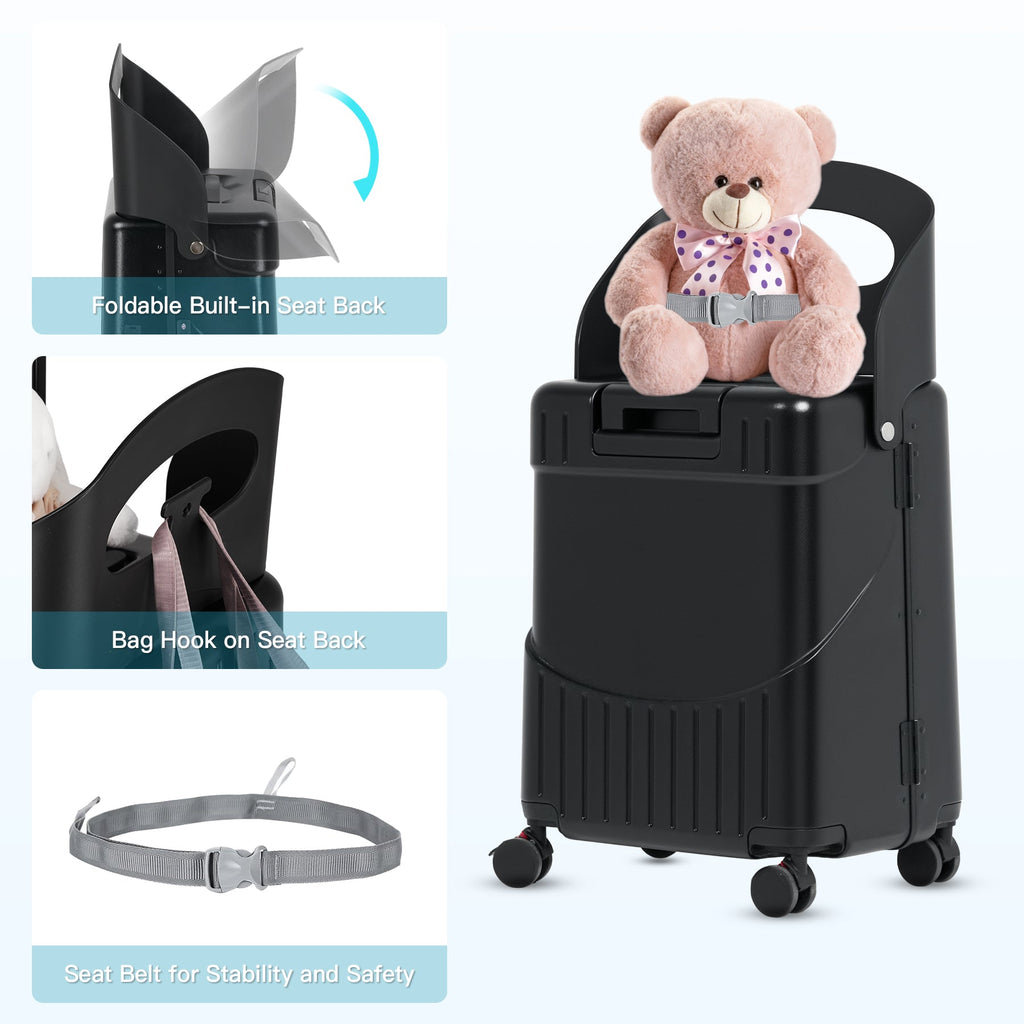 Vexon Carry-On Luggage with Seat for Kids