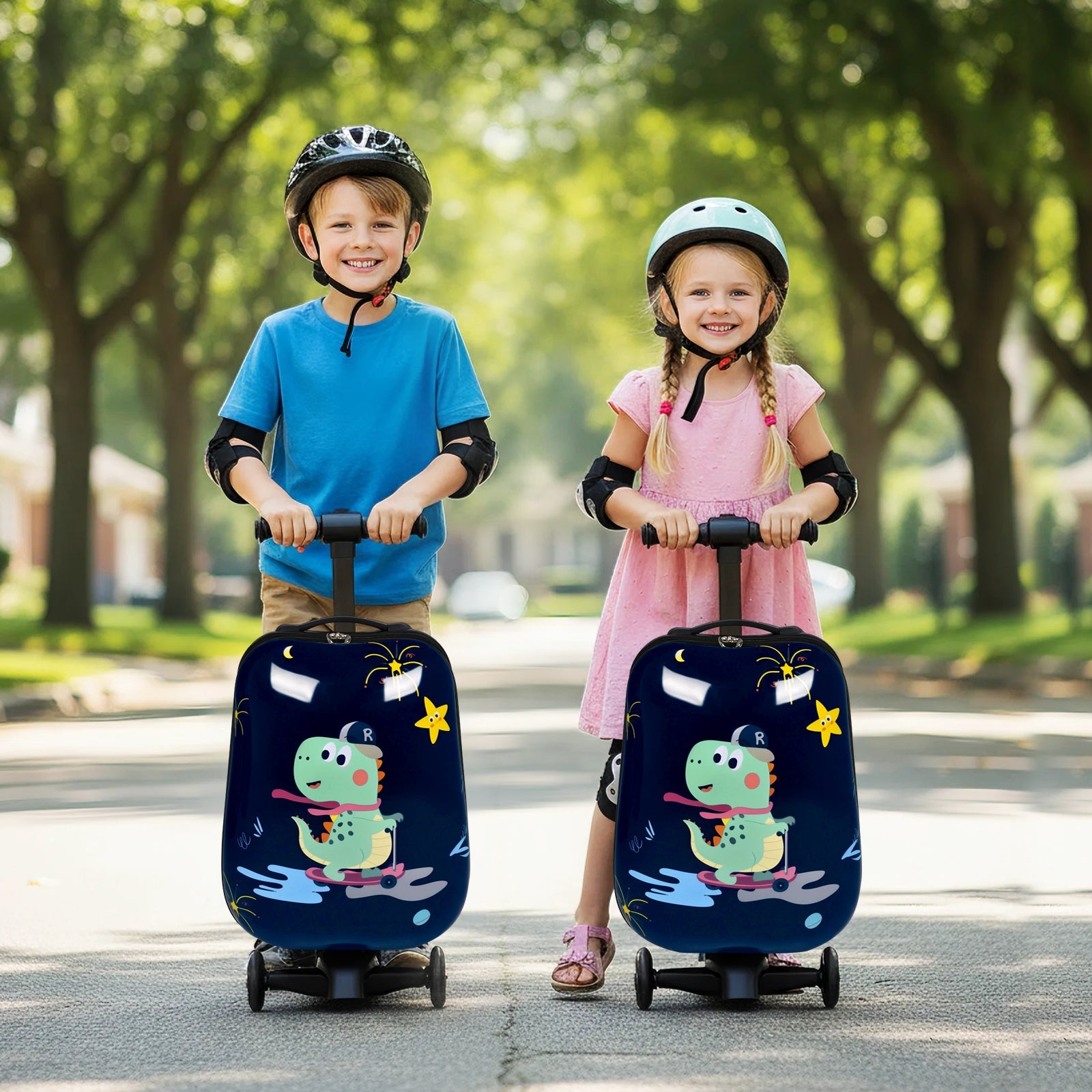 Vexon 4-in-1 Detachable Scooter Luggage for Kids
