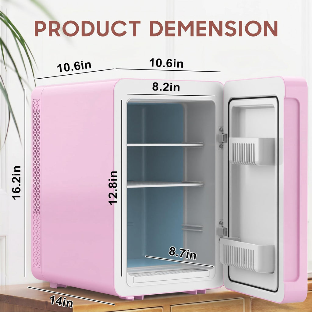 Vexon 20L Skincare Mini Fridge with Mirror