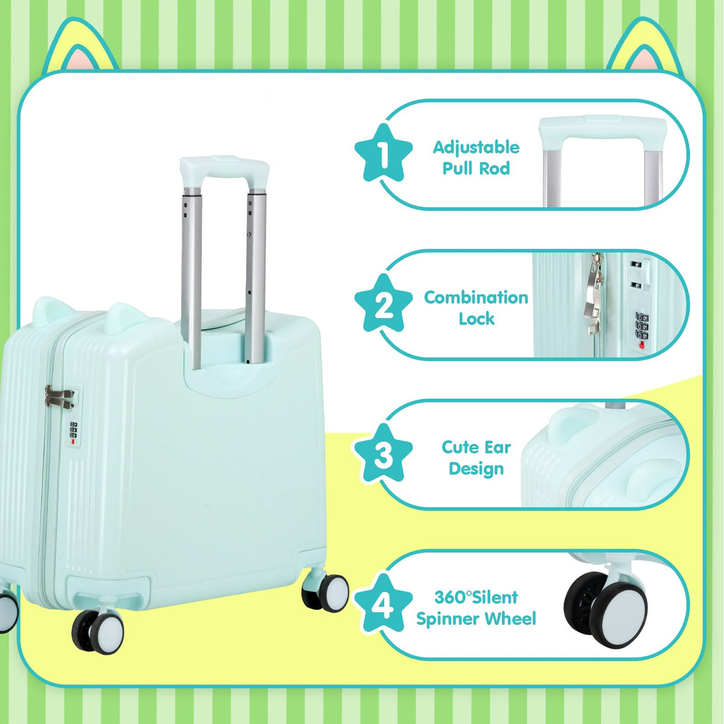 Vexon Kids' Ride-On Suitcase with Password Lock