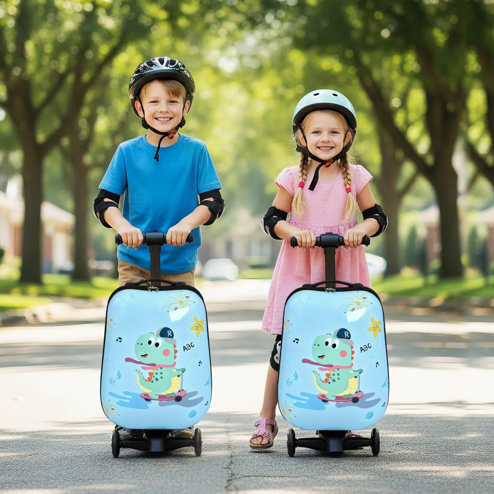 Vexon 4-in-1 Detachable Scooter Luggage for Kids