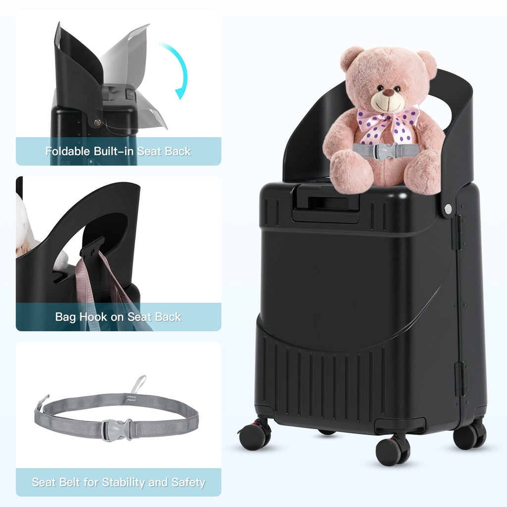 Vexon Carry-On Luggage with Seat for Kids