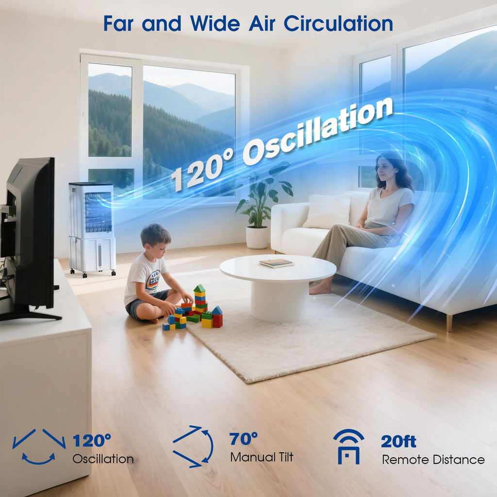 Vexon Windowless Portable Air Cooler Fan