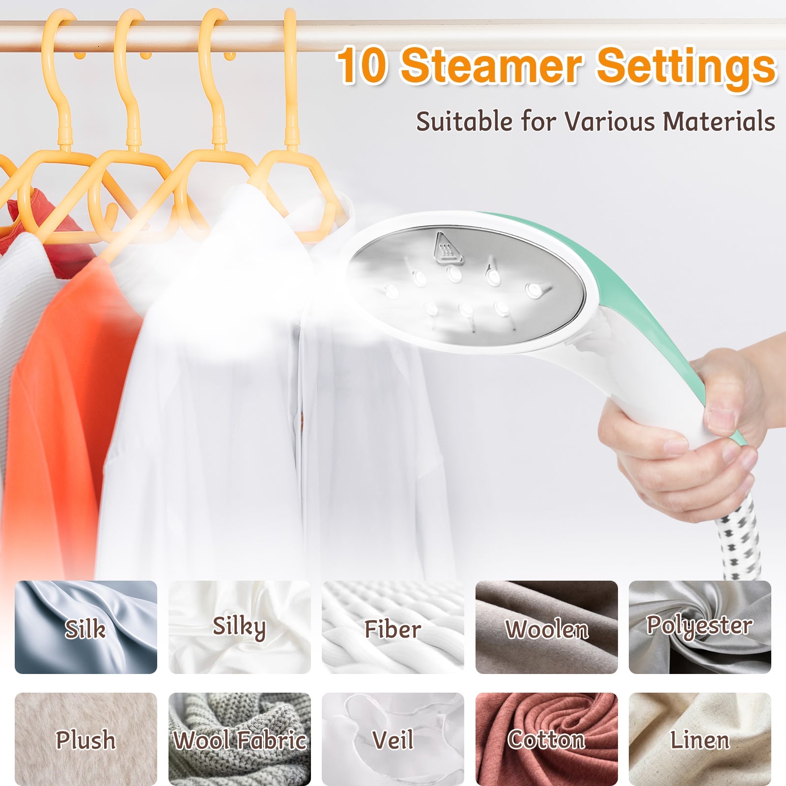 Vexon Garment Steamer 10 Steam Levels
