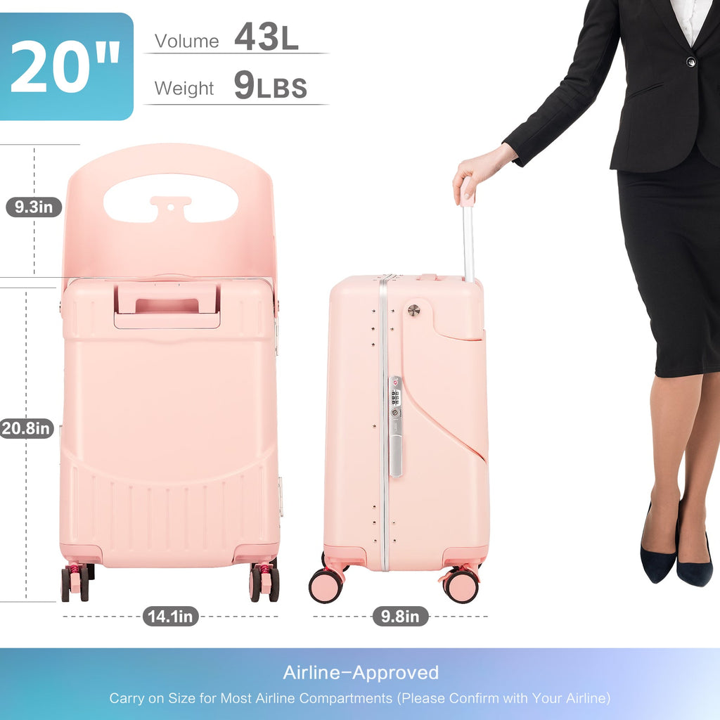 Vexon 20" Luggage with Foldable Baby Seat