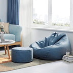 Linen Bean Bag Chair – Ergonomic Seating VexonGear