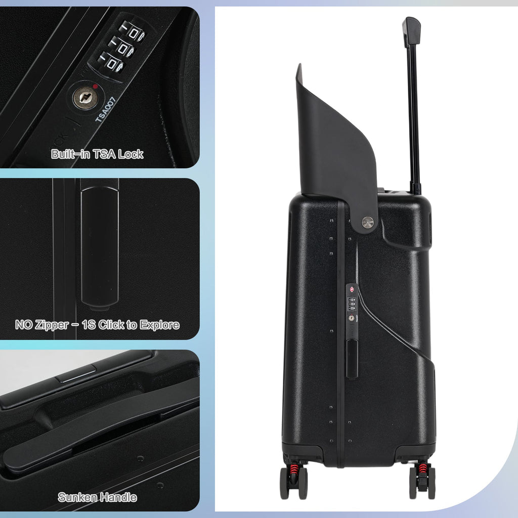 Vexon 20" Luggage with Foldable Baby Seat