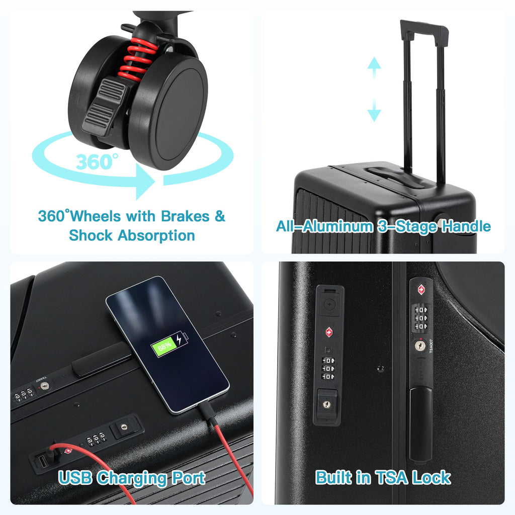 Vexon Carry-On Luggage with Seat for Kids