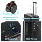 Vexon Carry-On Luggage with Seat for Kids