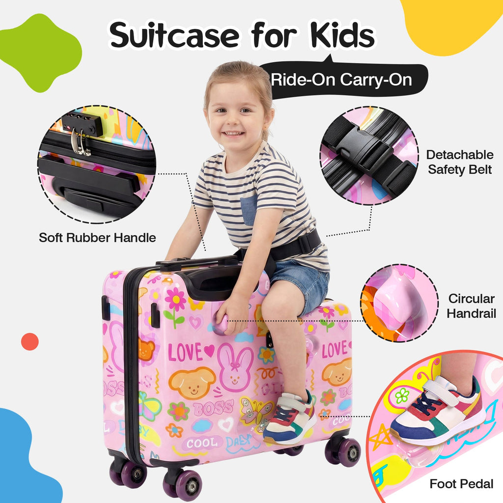 Vexon Toddler Ride-On Suitcase 20" Carry-On