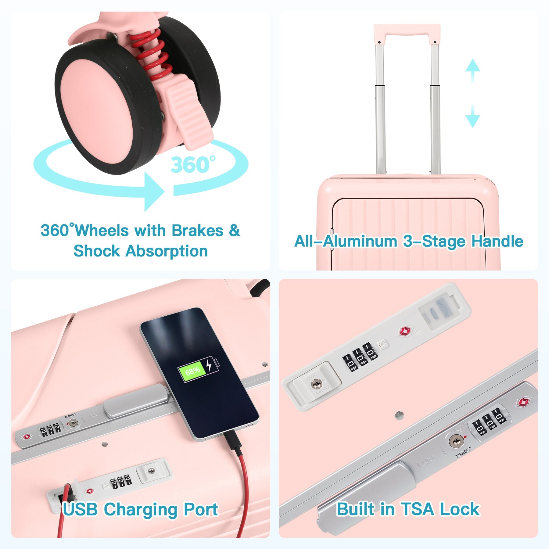 Vexon Carry-On Luggage with Seat for Kids