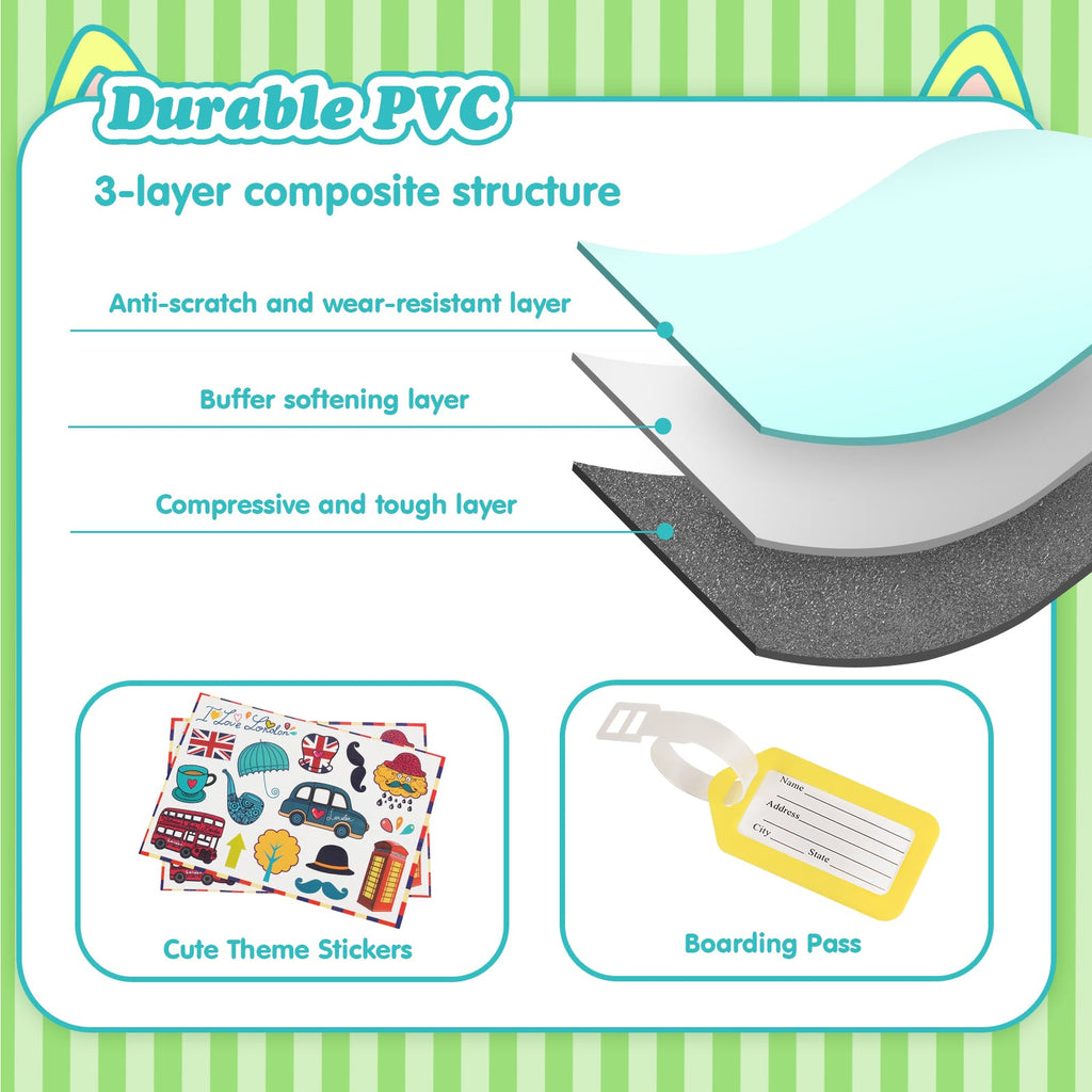 Vexon Kids' Ride-On Suitcase with Password Lock