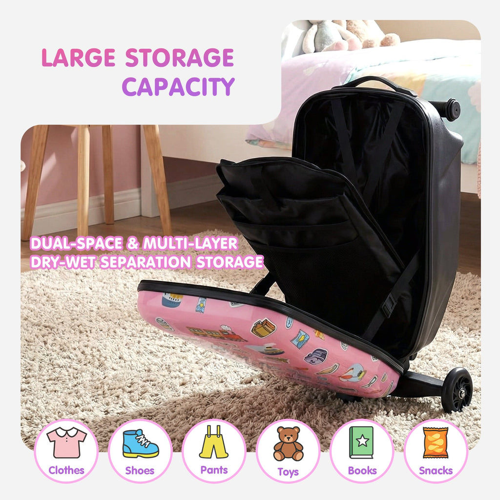Vexon Detachable 4-in-1 Scooter Luggage for Kids