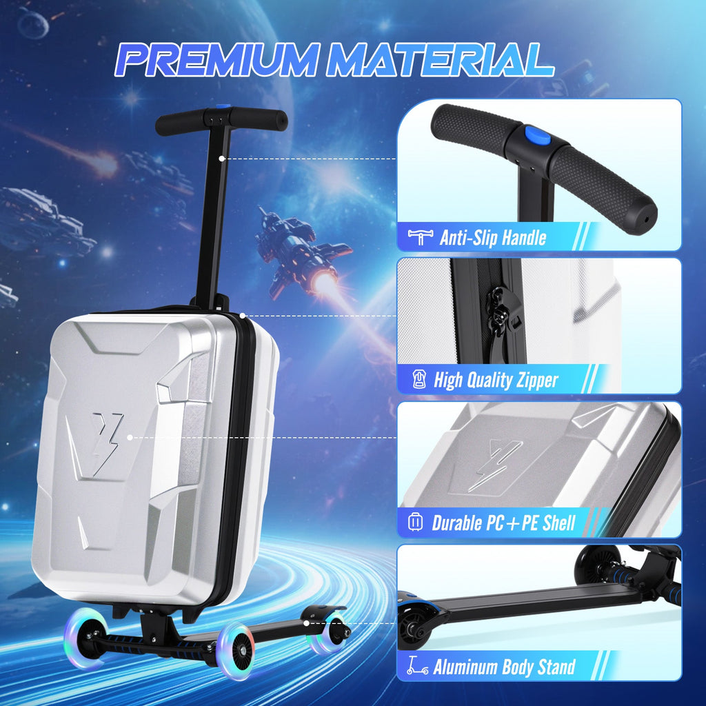 Vexon Foldable Carry-On Scooter Suitcase for Kids