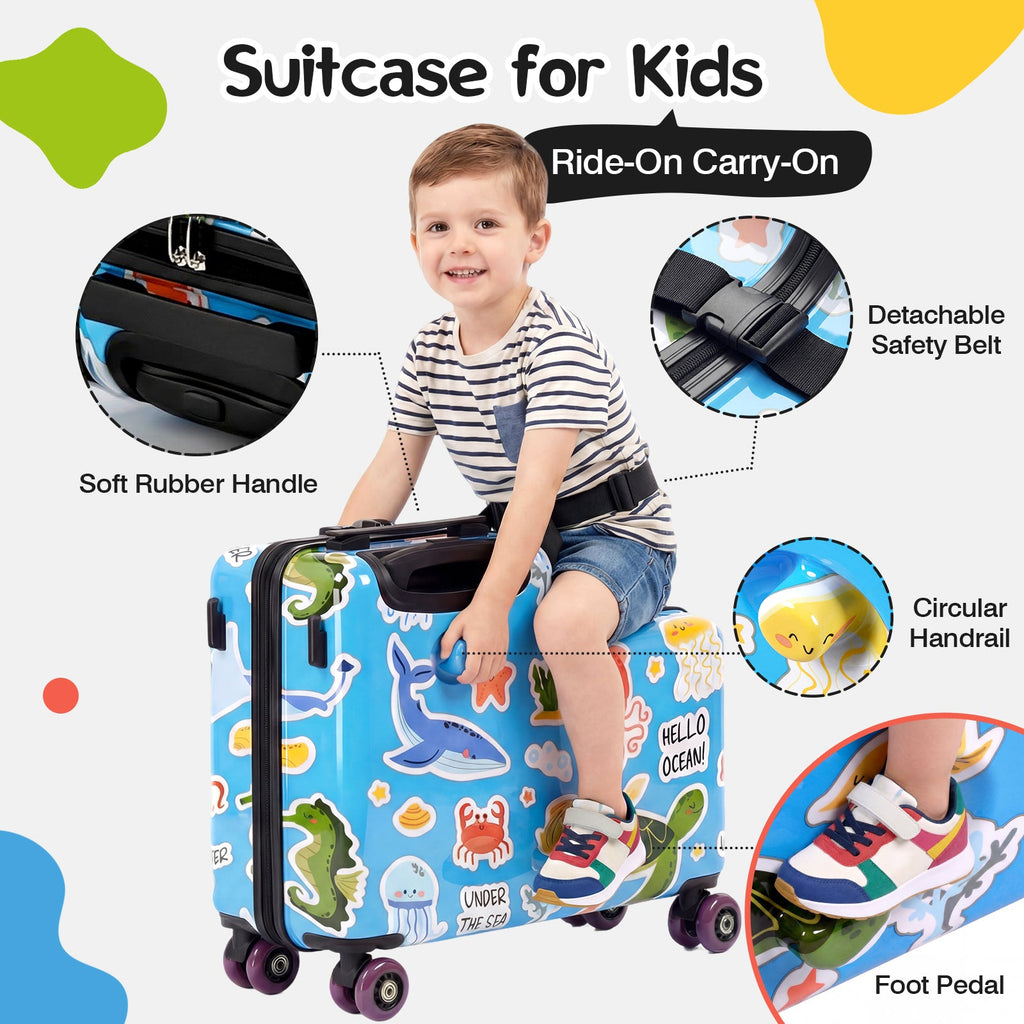 Vexon Toddler Ride-On Suitcase 20" Carry-On