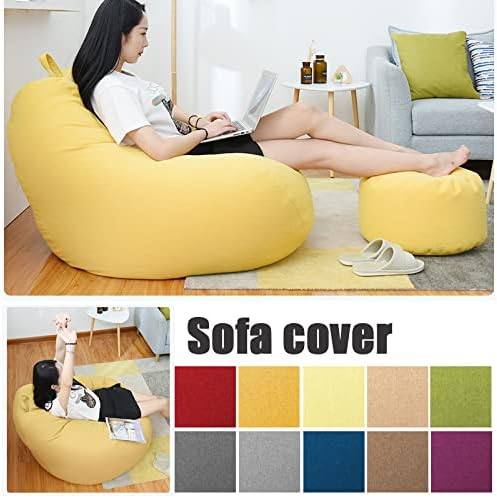 Linen Bean Bag Chair – Ergonomic Seating VexonGear