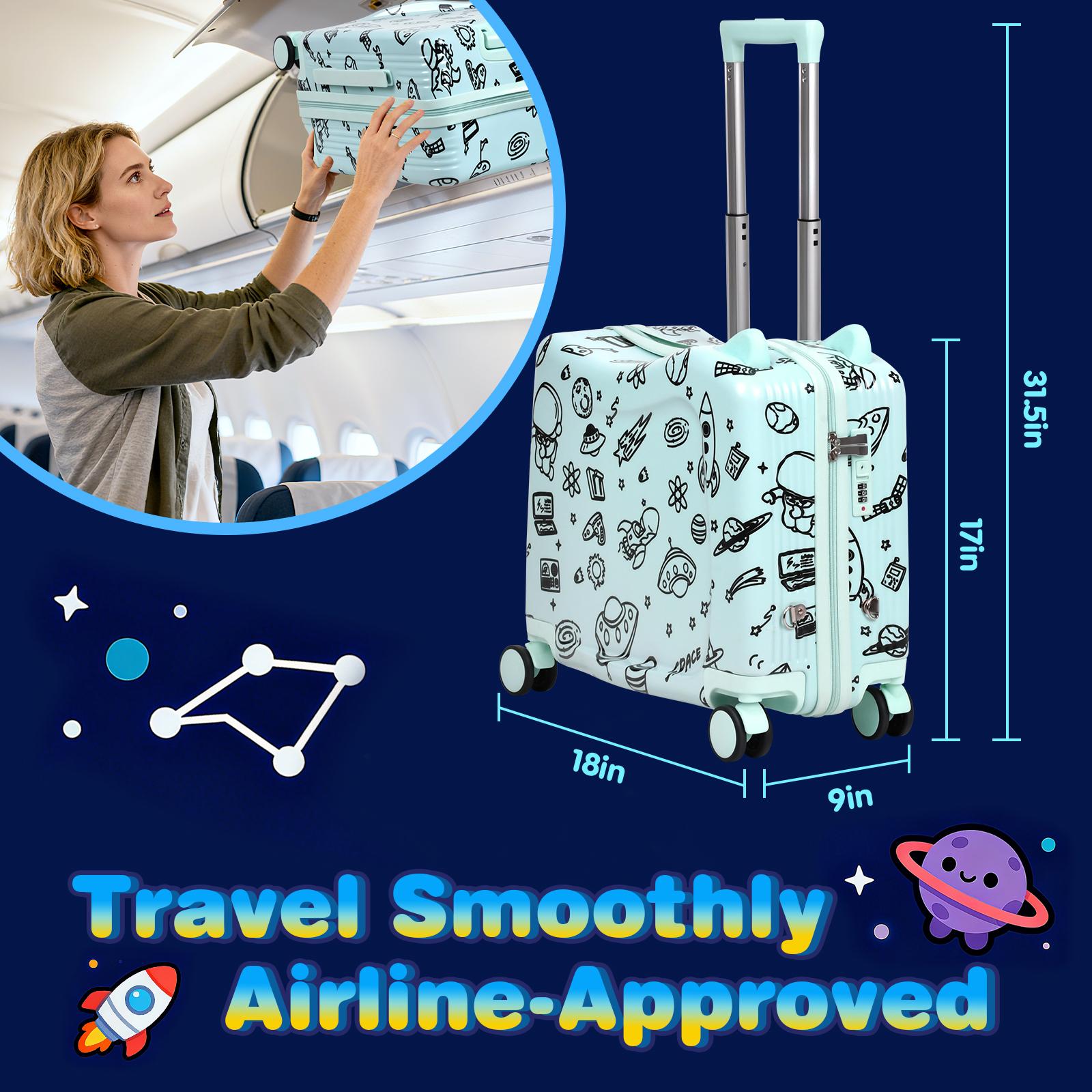 Vexon Kids Ride-On Suitcase DIY Coloring Design