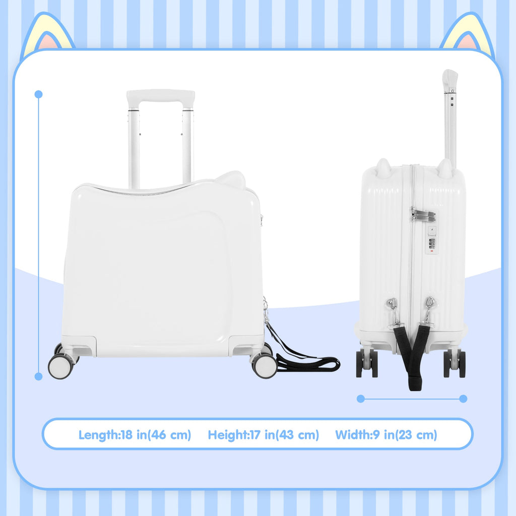 Vexon Kids' Ride-On Suitcase with Password Lock