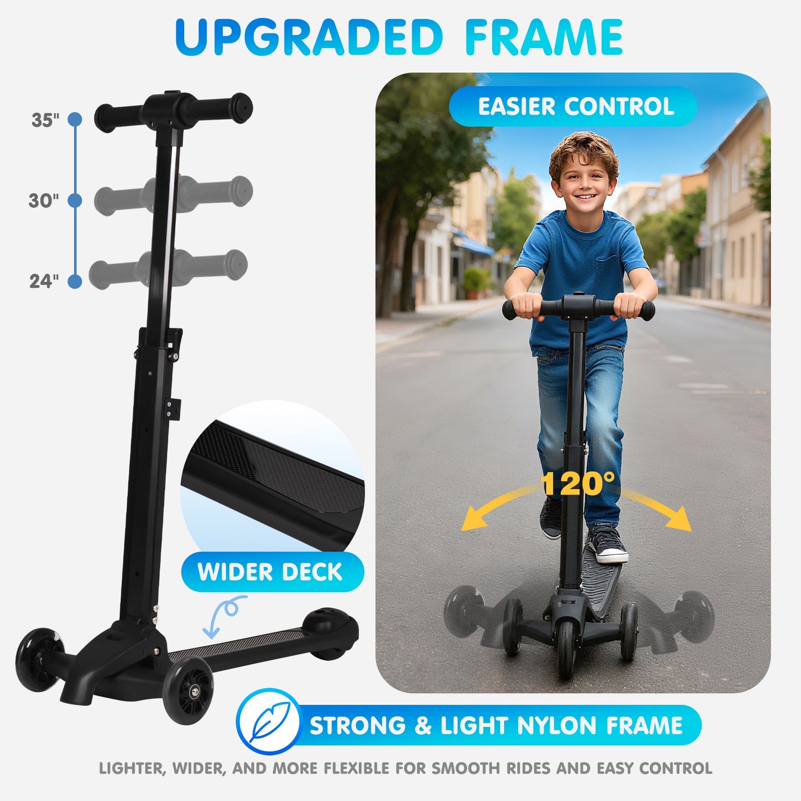 Vexon 4-in-1 Detachable Scooter Suitcase for Kids