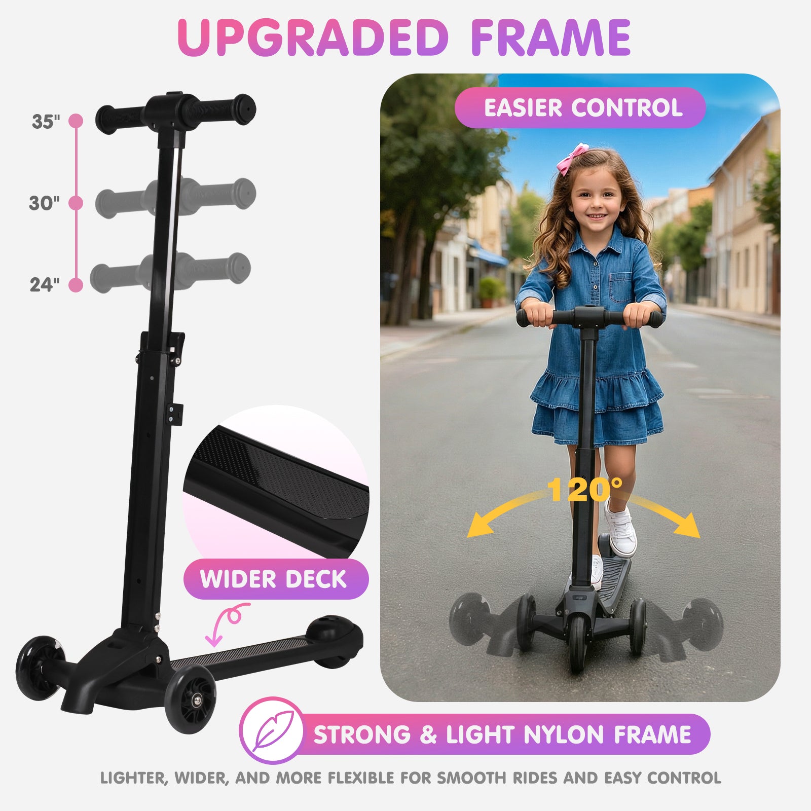 Vexon Detachable 4-in-1 Scooter Luggage for Kids
