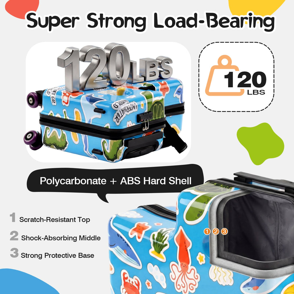 Vexon Toddler Ride-On Suitcase 20" Carry-On