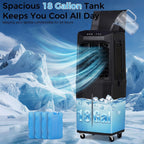 Vexon 3300 CFM Evaporative Swamp Cooler 18 GAL