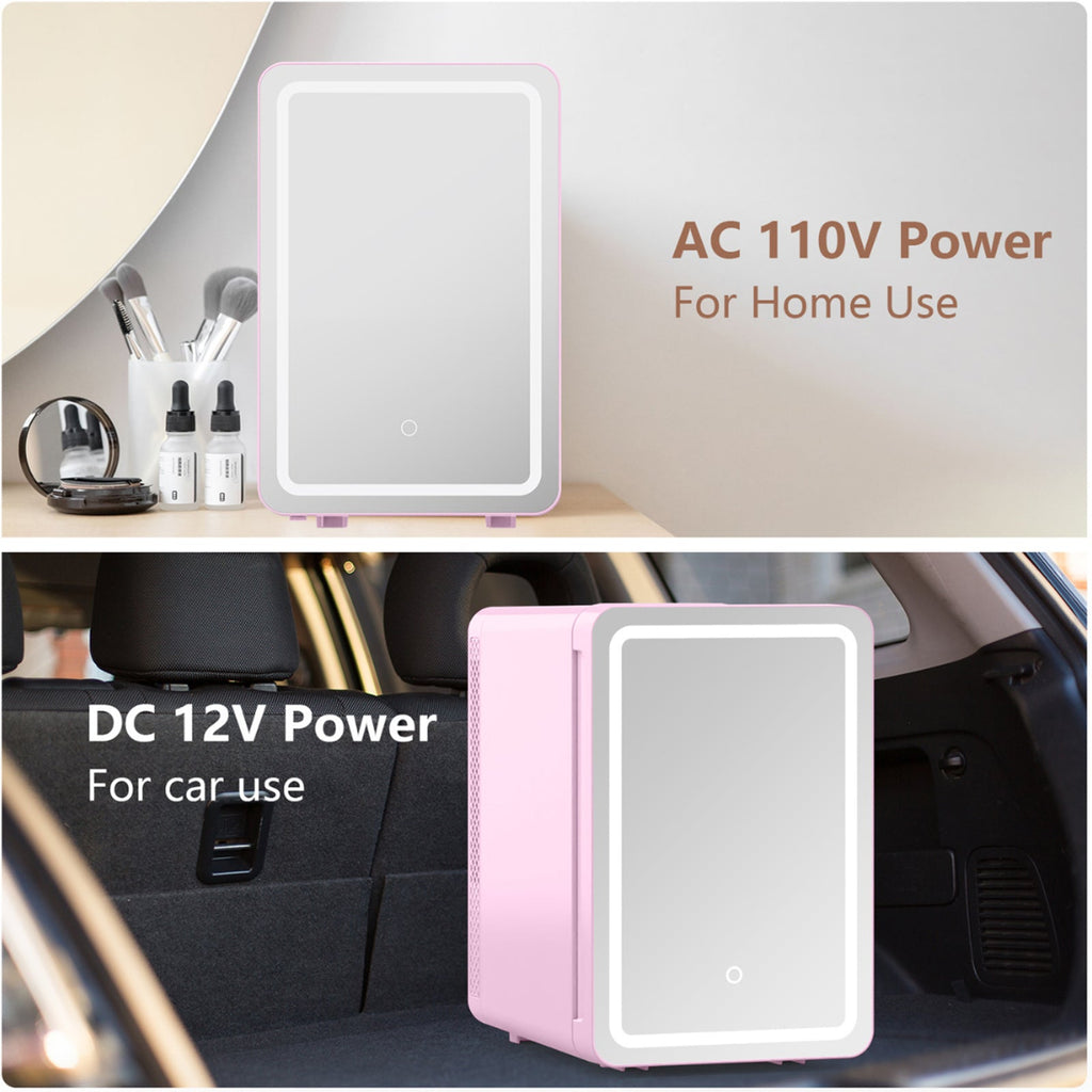 Vexon 20L Skincare Mini Fridge with Mirror
