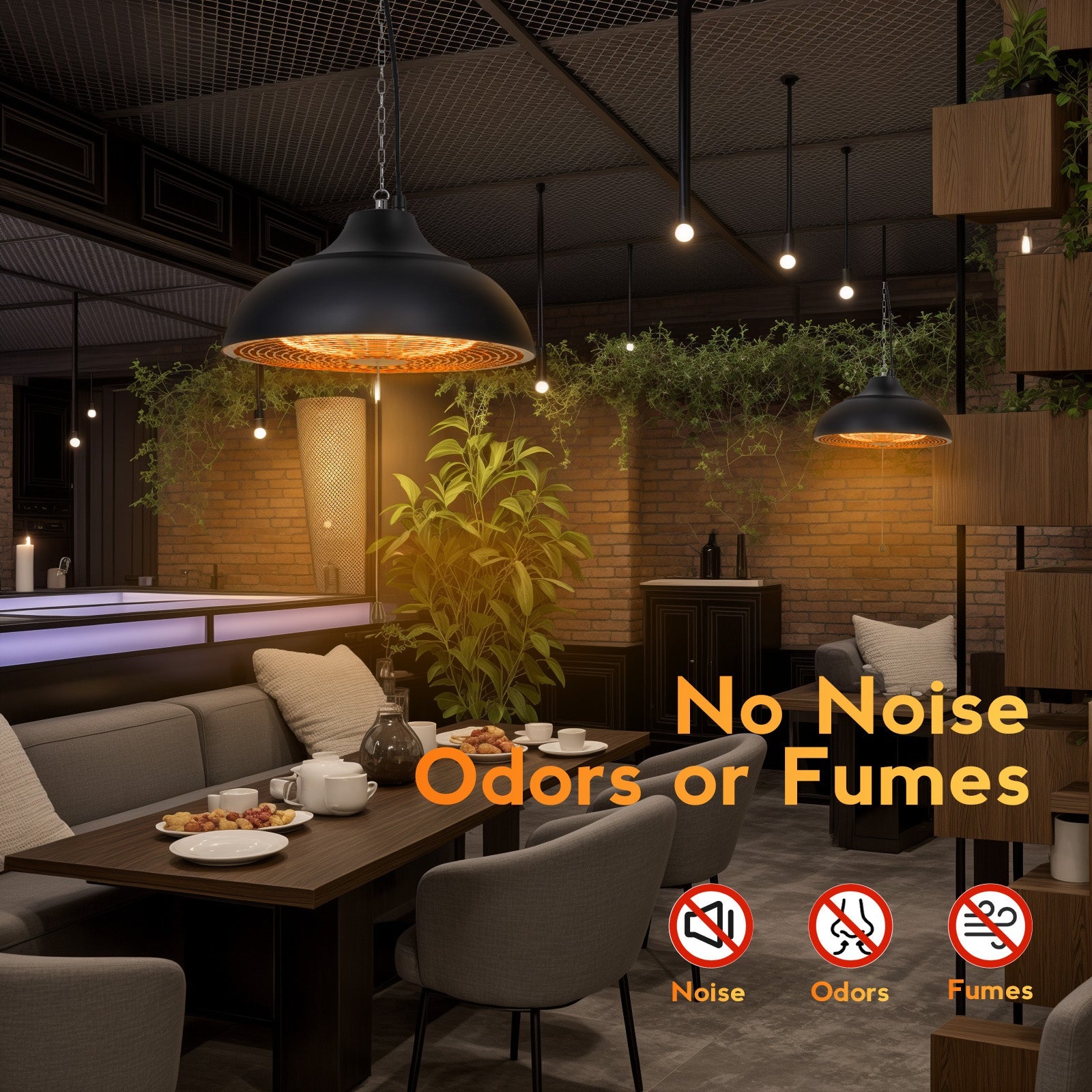 Vexon Outdoor Electric Patio Heater 1500W