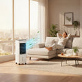 Portable Evaporative Air Cooler, 3-in-1 Cooling, Ventilation & Dehumidifying