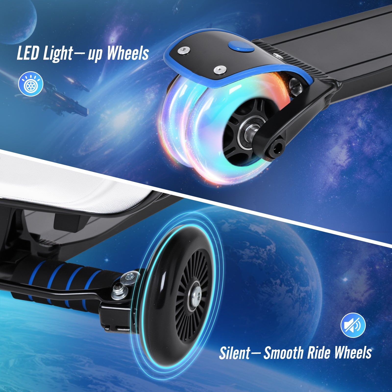 Vexon Foldable Carry-On Scooter Suitcase for Kids