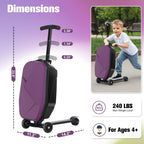 Vexon Foldable Hardshell Scooter Suitcase