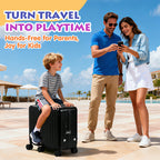 Vexon 20" Kids Ride-On Suitcase with 6 Wheels