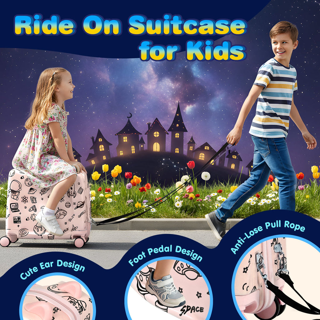Vexon Kids Ride-On Suitcase DIY Coloring Design