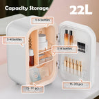 Vexon 22L Mini Skincare Fridge for Cosmetic Storage
