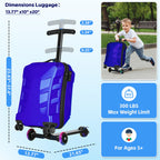 Vexon Scooter Suitcase with LED Light Wheels
