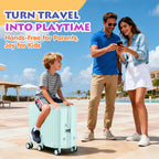 Vexon 20" Kids Ride-On Suitcase with 6 Wheels