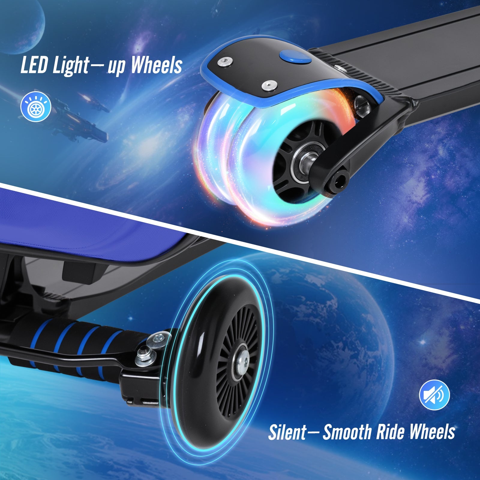 Vexon Foldable Carry-On Scooter Suitcase for Kids