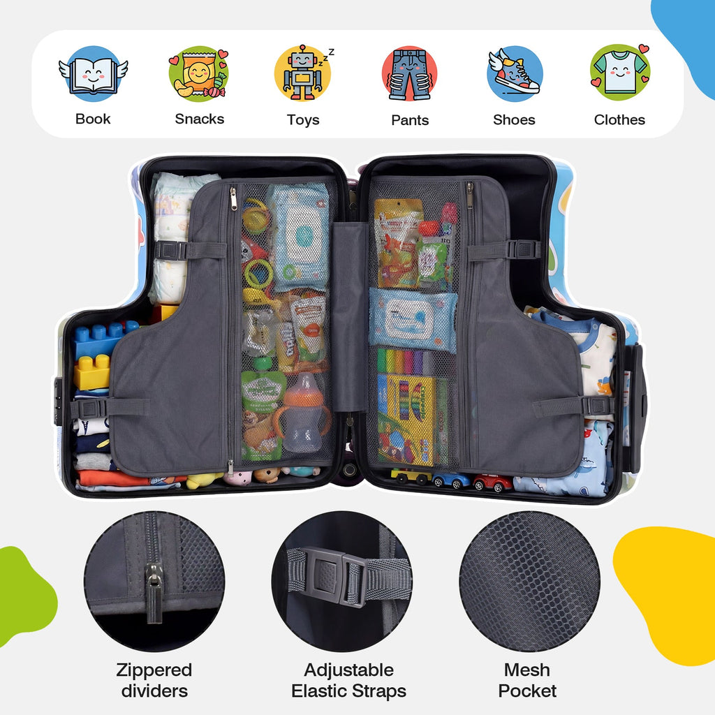 Vexon Toddler Ride-On Suitcase 20" Carry-On