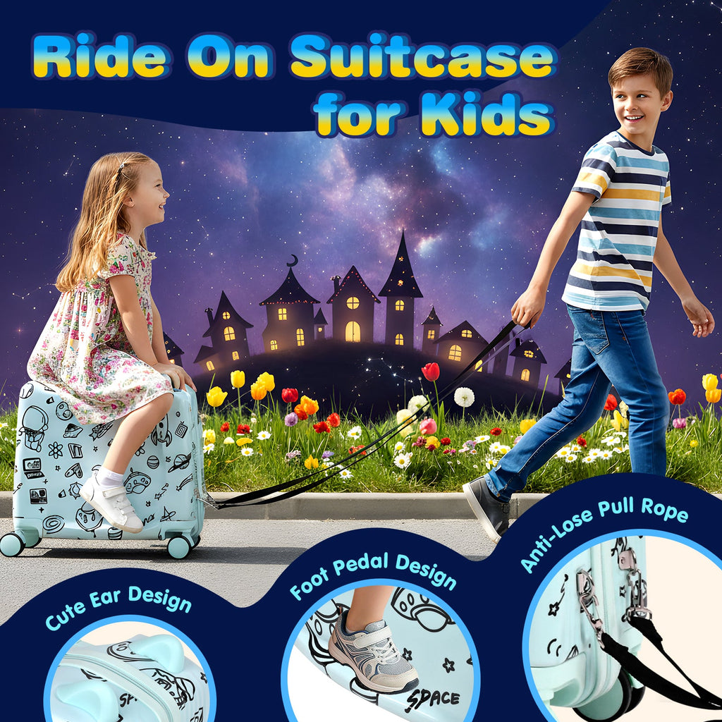 Vexon Kids Ride-On Suitcase DIY Coloring Design