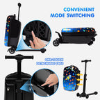 Vexon Kids 4-in-1 Detachable Scooter Suitcase