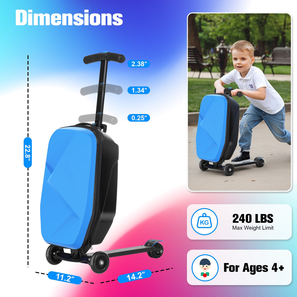 Vexon Foldable Hardshell Scooter Suitcase