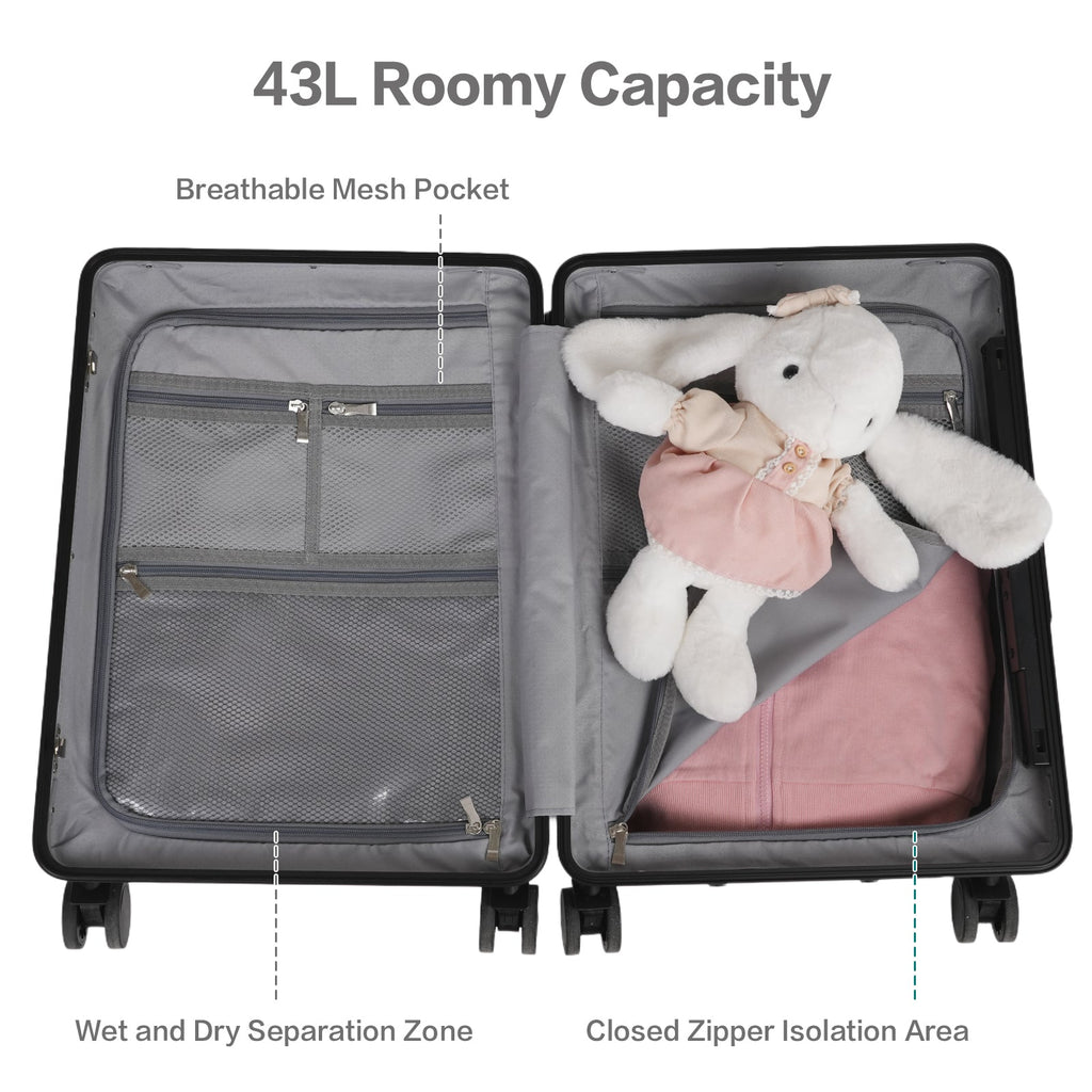 Vexon 20" Luggage with Foldable Baby Seat