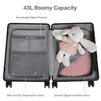 Vexon 20" Luggage with Foldable Baby Seat