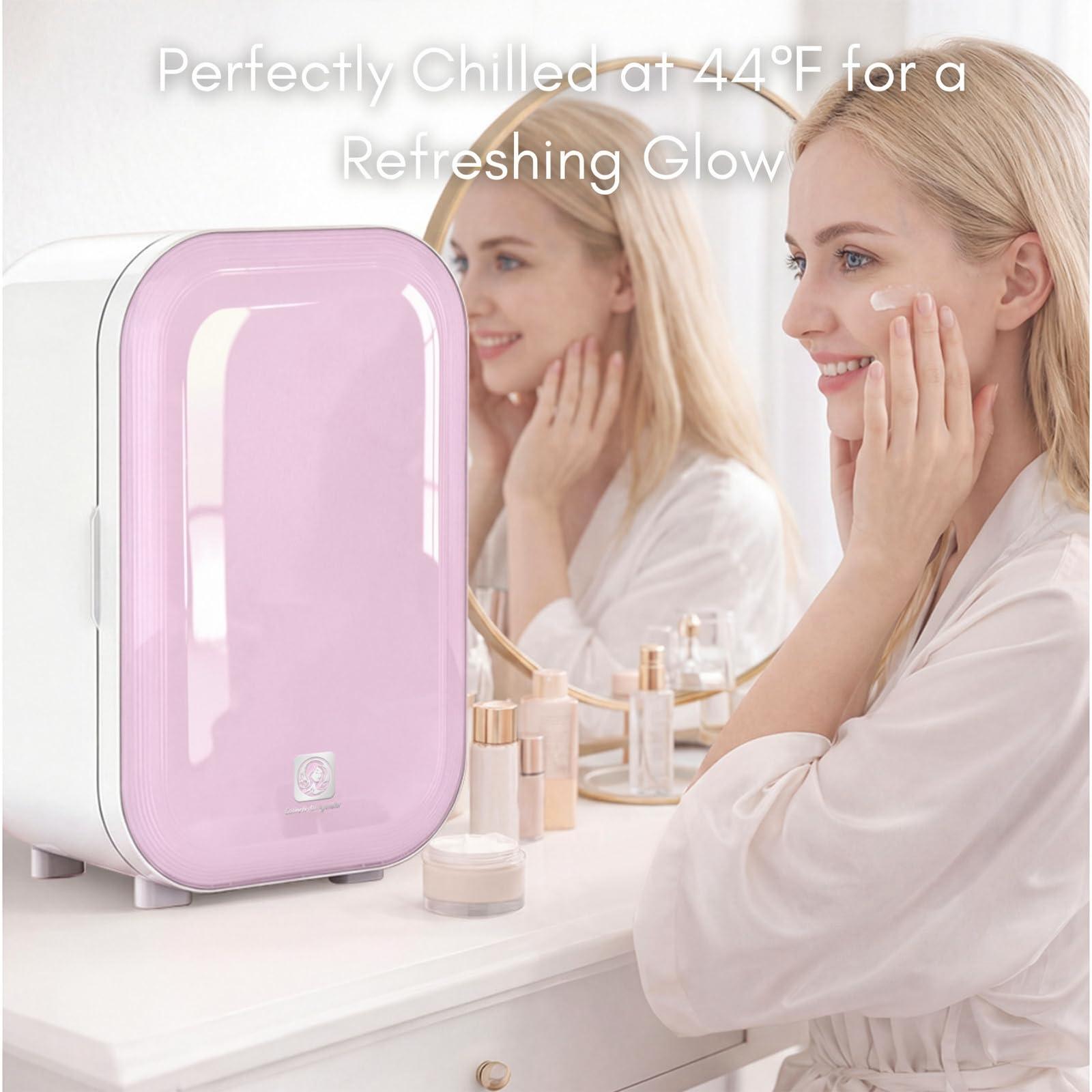 Vexon 22L Mini Skincare Fridge for Cosmetic Storage
