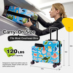 Vexon Toddler Ride-On Suitcase 20" Carry-On