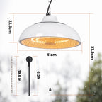 Vexon Outdoor Electric Patio Heater 1500W