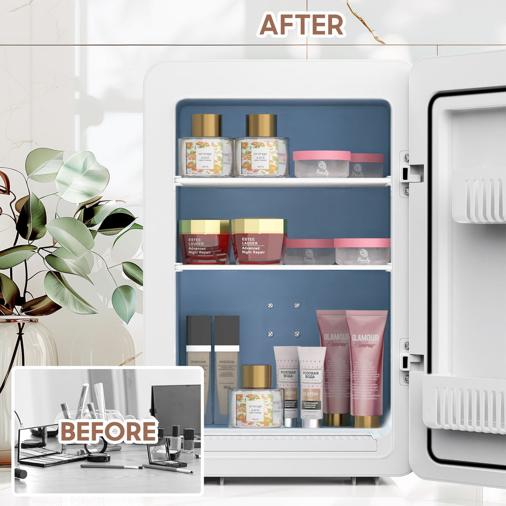 Vexon 20L Skincare Mini Fridge with Mirror