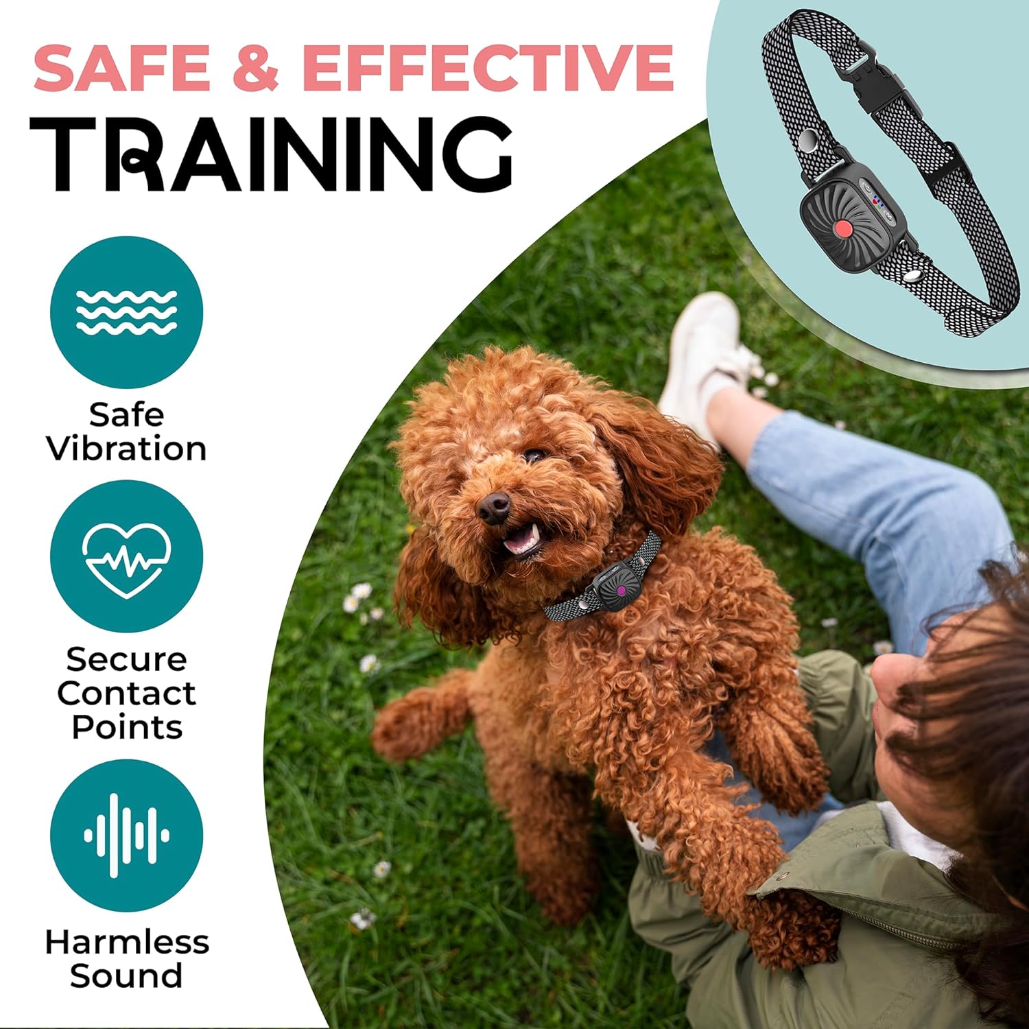 Vexon Anti-Bark Collar for Small Dogs – Sound & Vibration VexonGear
