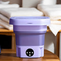 Portable Washing Machine 8 L Foldable Timer Modes Compact